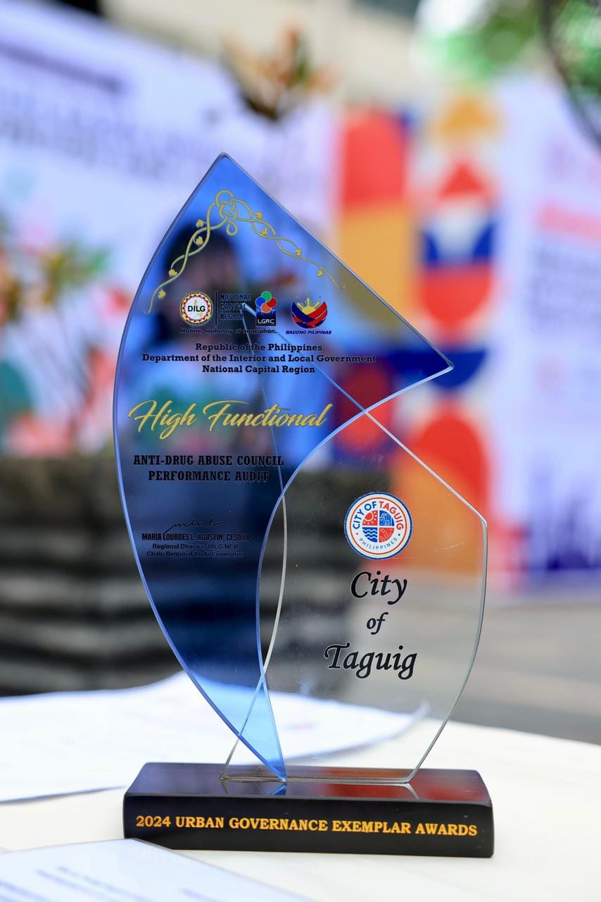 Highly Functional Anti-Drug Abuse Council (ADAC) Performance Audit in the 2024 Urban Governance Exemplar Awards