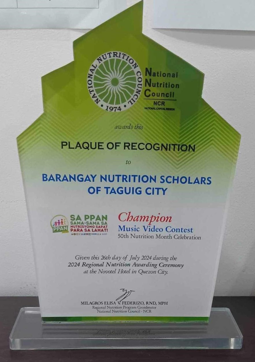 Champion for 2024 Regional Nutrition Month Music Video Contest