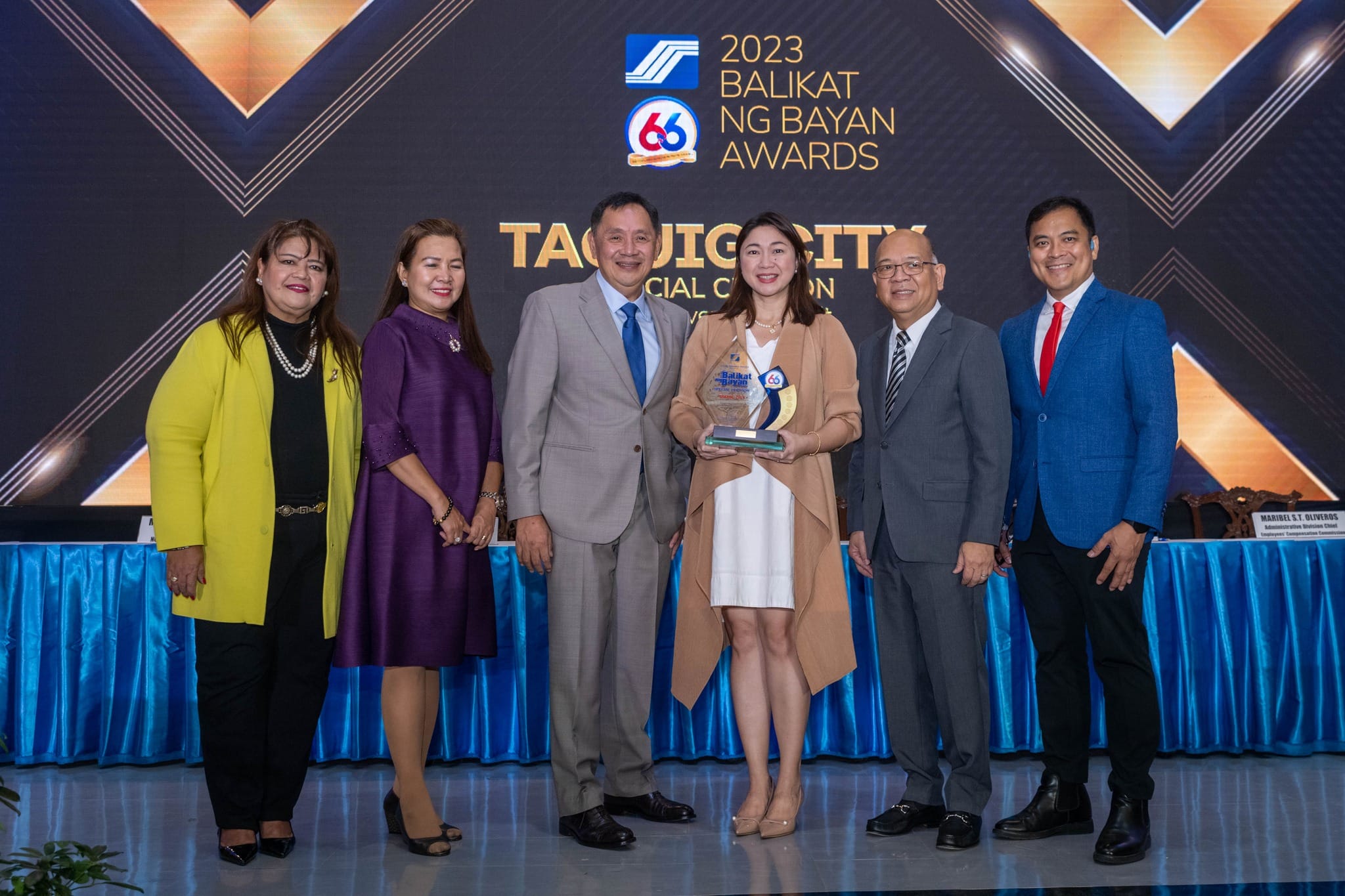 Special Citation Award in the 2023 Balikat ng Bayan Awards of the Social Security System