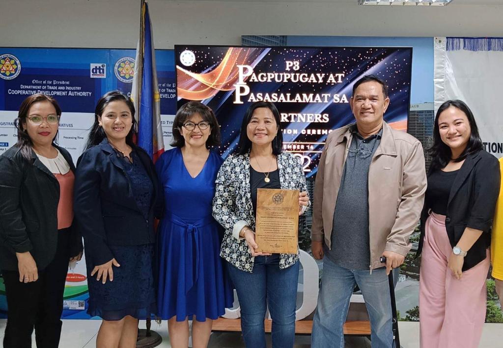 One of the Top 3 Cooperative Development Offices in the Most Number of Cooperatives issued with Certificate of Compliance